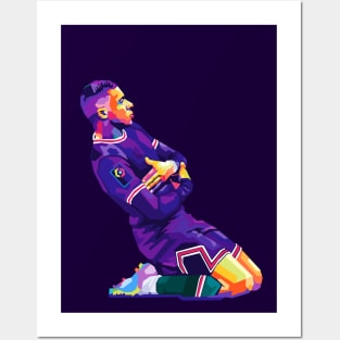 Kylian Mbbape Wpap Pop Art Posters and Art